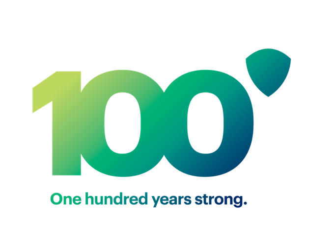 MAS 100 years logo