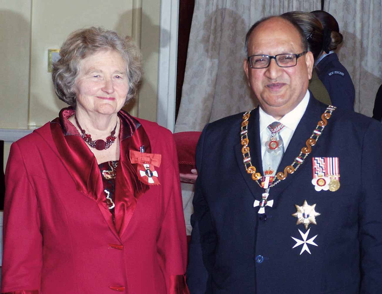 Dr Carol Shand received the Companion of the New Zealand Order of Merit in 2008