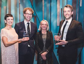 In-House Lawyer's winners with MAS staff