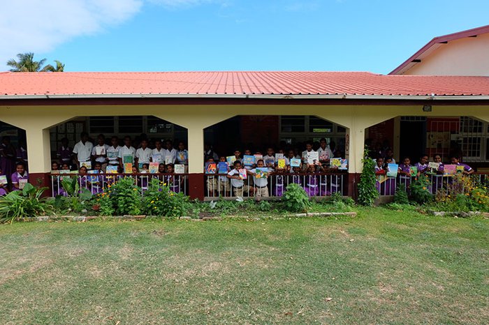 The primary school Olivia Gray volunteered at in Fiji