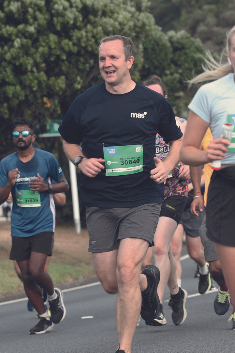 MAS Runner at Round The Bays Wellington 2024